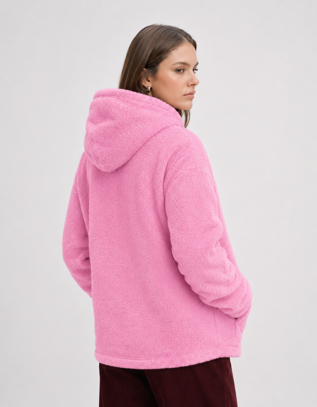 Chaqueta Polar con Capucha y Cierre - Imagen 2