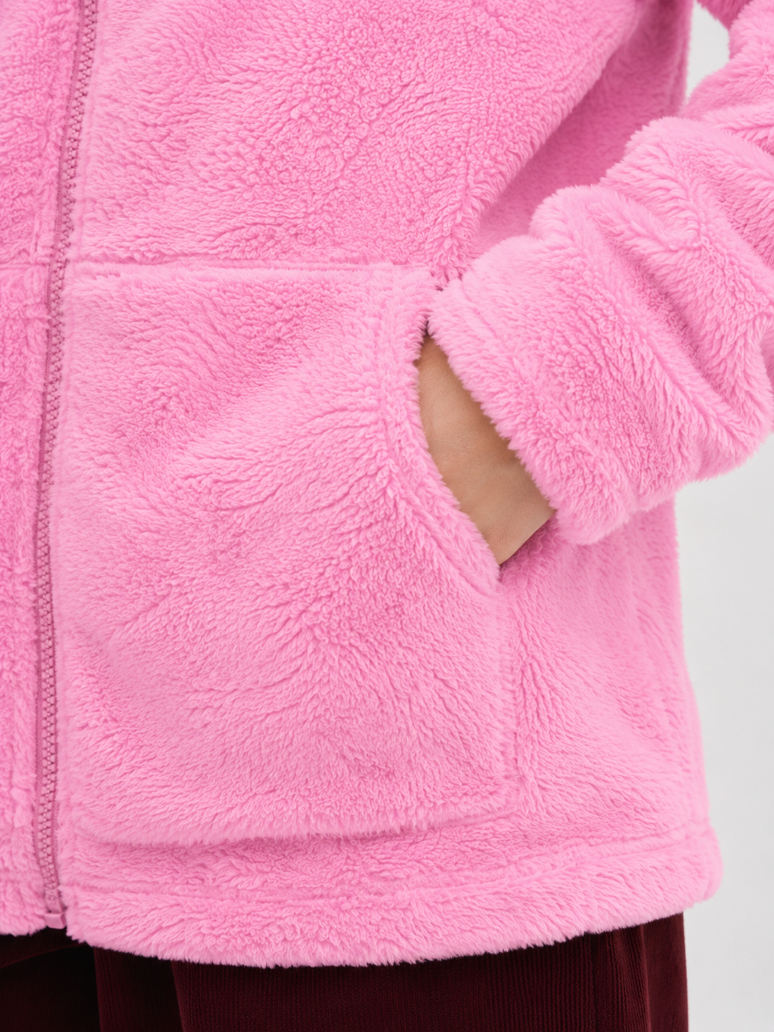 Chaqueta Polar con Capucha y Cierre - Imagen 3