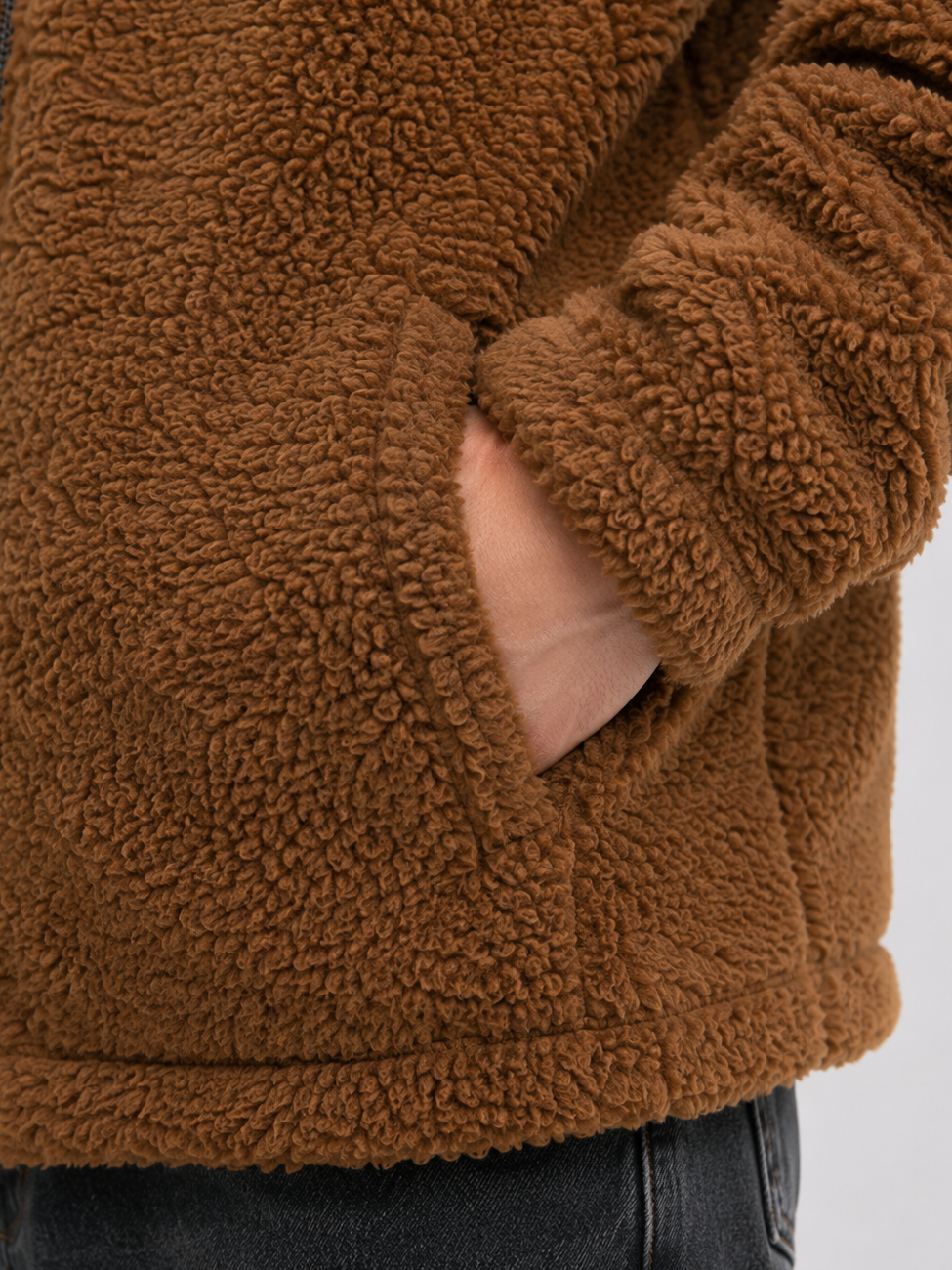 Chaqueta Polar con Cuello y Cierre - Imagen 3