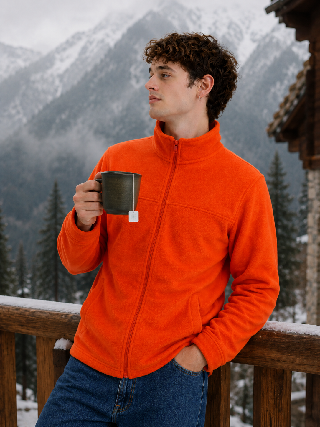 Chaqueta Polar Manga Larga Hombre - Imagen 4