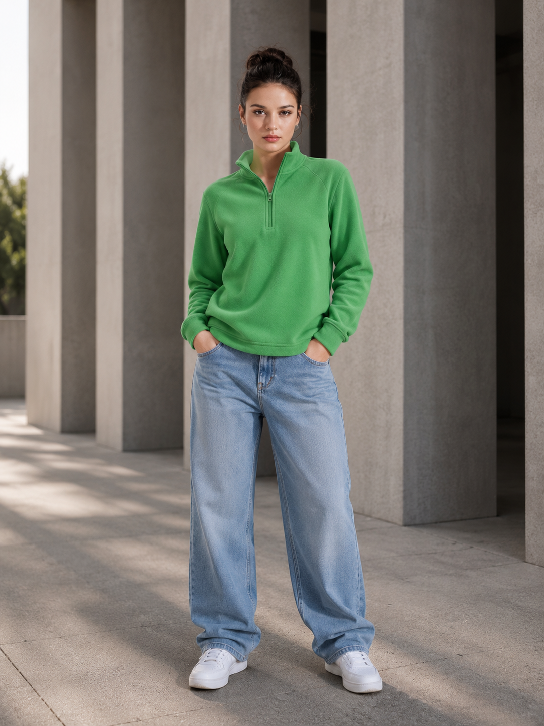 micropolar-media-cierre-mujer-verde-m017